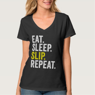 T-shirt Manger Dormir Glisser Répéter Cricket