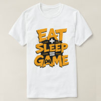 Manger Dormir Jeu Orange Grunge Citation Joueur