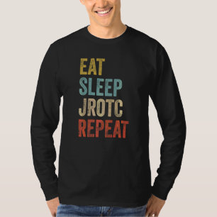 T-shirt Manger Dormir JROTC Répéter US Junior ROTC