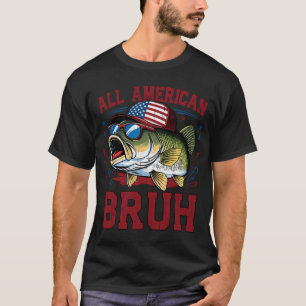 T-shirt Manger Dormir Pêche Répéter - Pêche Drôle
