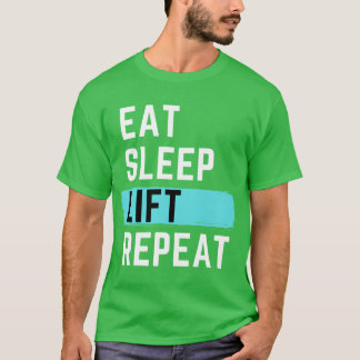 T-shirt Manger Dormir Soulever Répéter garçon