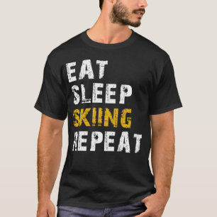 T-shirt manger du ski de nuit