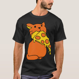 T-shirt manger faim pizza délicieux salami manger chef cam