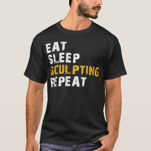 T-shirt manger la sculpture du sommeil
