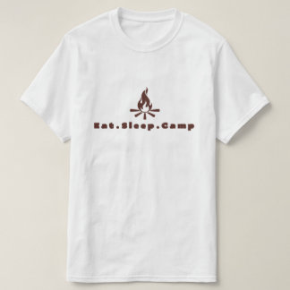 T-shirt Manger le camp de sommeil