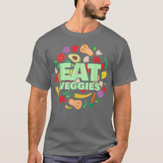 T-shirt Manger Légume Végans Véganisme Végétarien 475