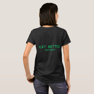 T-Shirt Manger Mieux Se Sentir Mieux – Sain Minima