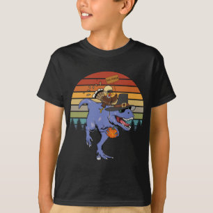 T-shirt Manger Pizza dinde Dino Dinosaur Végétarien Thanks
