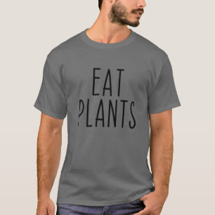 T-shirt Manger Plante Basé Plante Vegetarian Vint Funny Vi