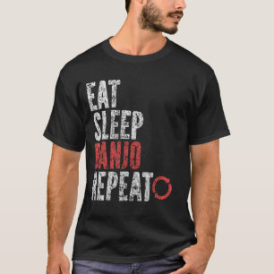 T-shirt Manger Sleep Banjo Répéter