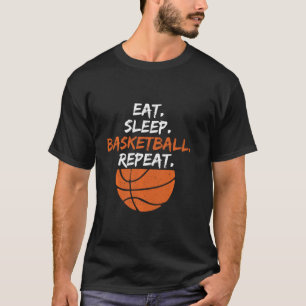 T-shirt Manger Sleep Basketball Répéter Fans Lecteur Sp Vi
