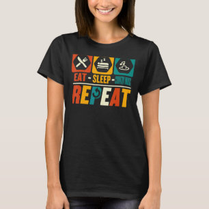 T-shirt Manger Sleep Country Music Répéter la musique