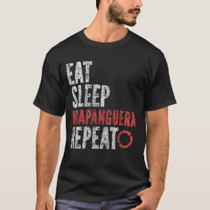 T-shirt Manger Sleep Huapanguera Répéter