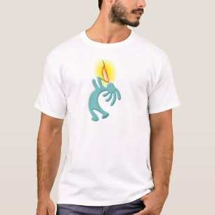 T-shirt Mangeur de feu de Natif américain de Kokopelli