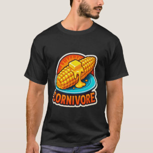 T-shirt Mangeur de maïs Drôle Amateur de maïs Épi de maïs