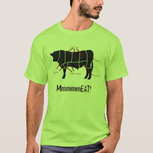 T-shirt Mangeur de viande ! Le boeuf savoureux drôle coup