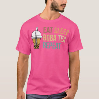 T-shirt Mangez Boba Tea Répéter Thé Bubble876