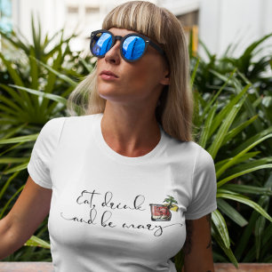 T-shirt Mangez Boire et Be Mary Bloody Mary Boire