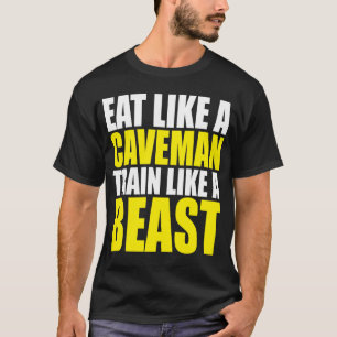 T-shirt Mangez Comme Un Cavalier, Entraînez Comme Une Bête