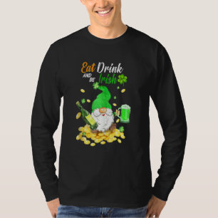 T-shirt Mangez De La Bière Verte Et Soyez Irlandais Happy