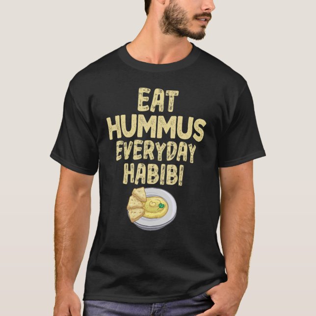 T-shirt Mangez de l'houmme tous les jours Habibi Tee Hummu (Devant)