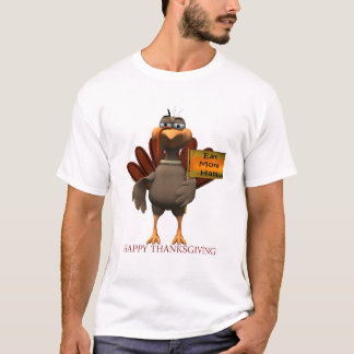 T-SHIRT MANGEZ DE PLUS DE VIANDE, BON THANKSGIVING
