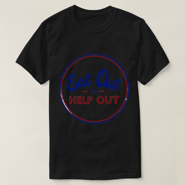T-shirt Mangez dehors pour aider (Design devant)