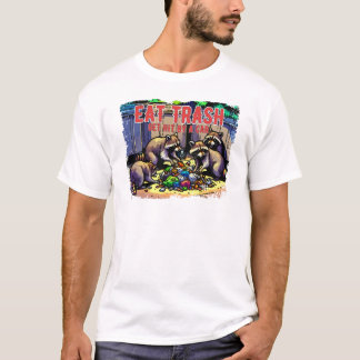T-shirt Mangez Des Déchets Faites Frapper Par Une Voiture 