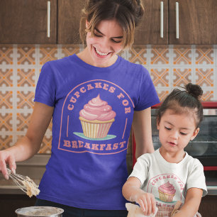 T-shirt Mangez des gâteaux pour le petit-déjeuner