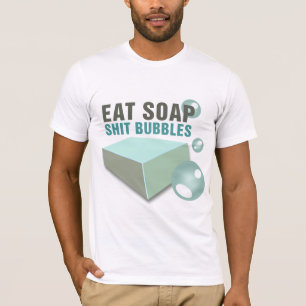T-shirt Mangez du savon S—Bulles Wackiest Funky