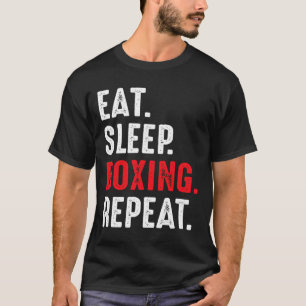 T-shirt Mangez la boîte de sommeil Répéter la boîte de nui