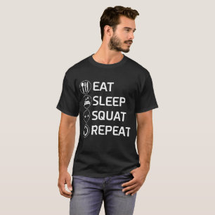 T-shirt Mangez la chemise de séance d'entraînement de