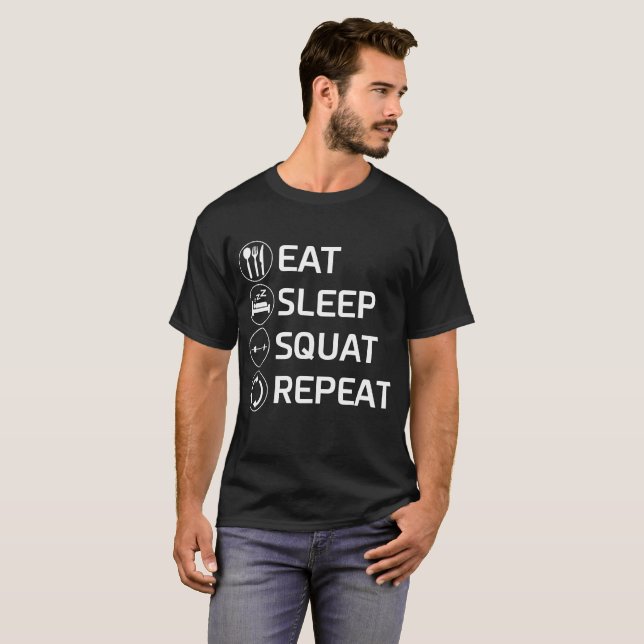 T-shirt Mangez la chemise de séance d'entraînement de (Devant entier)