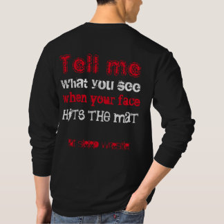 T-shirt Mangez la lutte de sommeil (l'adulte)