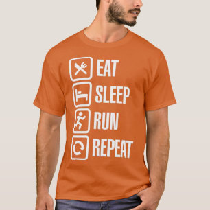 T-shirt Mangez la répétition de veille Essentiel 
