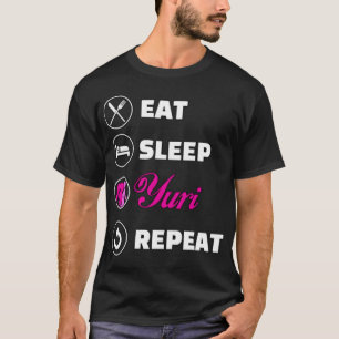 T-shirt Mangez la répétition du yuri de veille