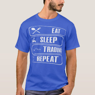T-shirt Mangez la reprise de l'échange de sommeil