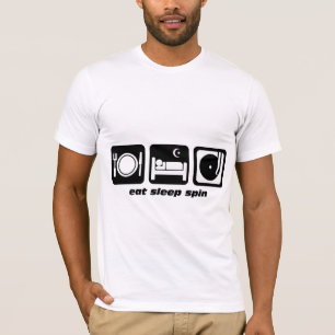 T-shirt Mangez la rotation de sommeil