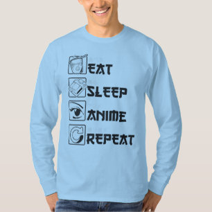 T-shirt Mangez l'Anime du sommeil