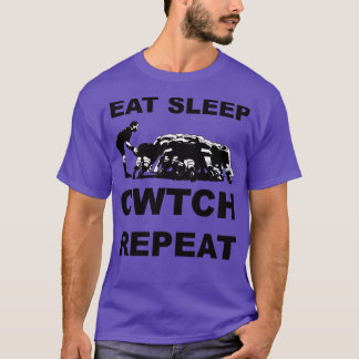 T-shirt Mangez le couteau de sommeil Répéter l'Humour de r