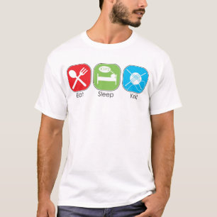 T-shirt Mangez le Knit de sommeil