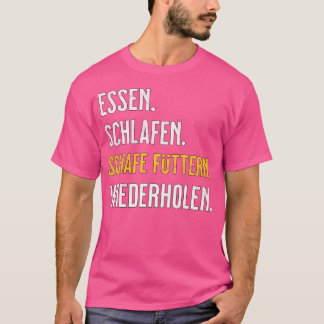 T-shirt Mangez le mouton Dormir Nourriture du mouton
