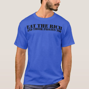 T-shirt Mangez Le Riche Noir 5