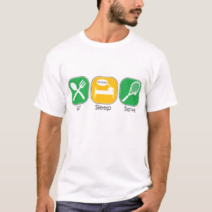 T-shirt Mangez le service de sommeil