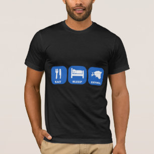 T-shirt Mangez le sommeil Estonie