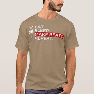 T-shirt Mangez le sommeil Faire des battements Répéter 1