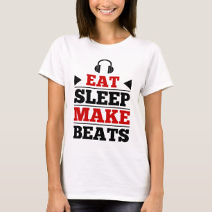 T-shirt Mangez le sommeil font des battements