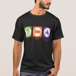 T-shirt Mangez le sommeil font la physiothérapie
