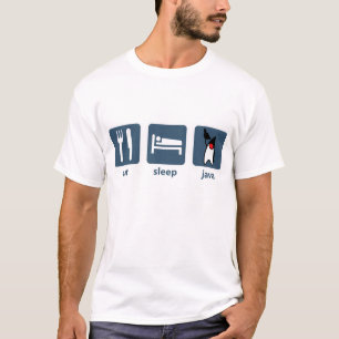 T-shirt Mangez le sommeil Java