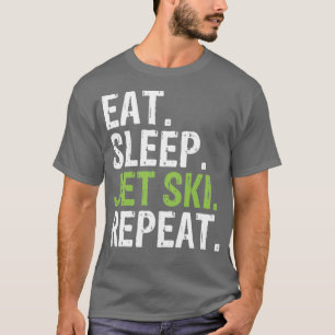 T-shirt Mangez le sommeil Jet ski répétition 4